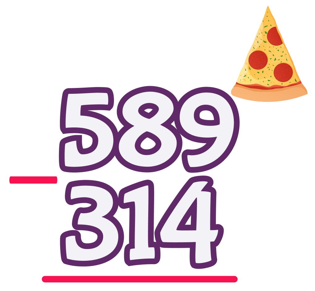 Resta de rebanadas de pizza paso 3